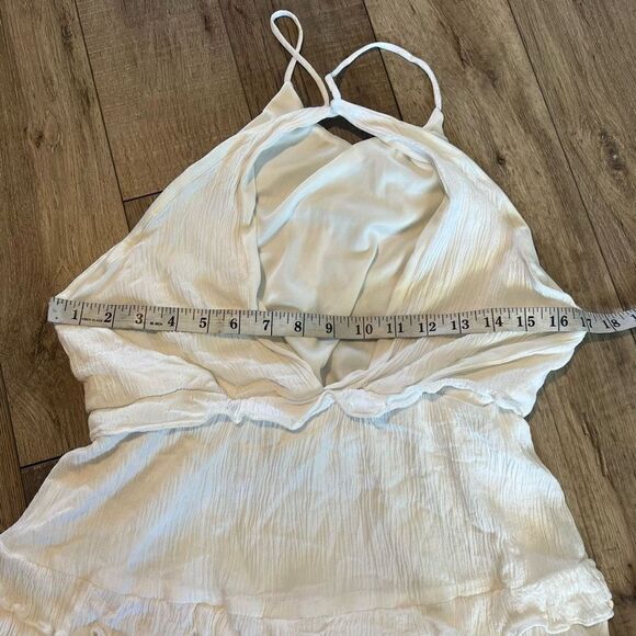 lulus white ruffle halter dress size XL - Picture 5 of 6